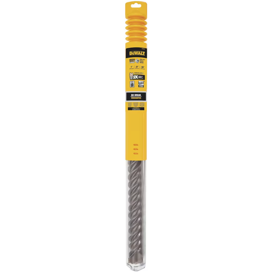 DeWalt Elite Series 1" x 31" x 36" 4 Cutter SDS MAX Masonry Drill Bits Image 1