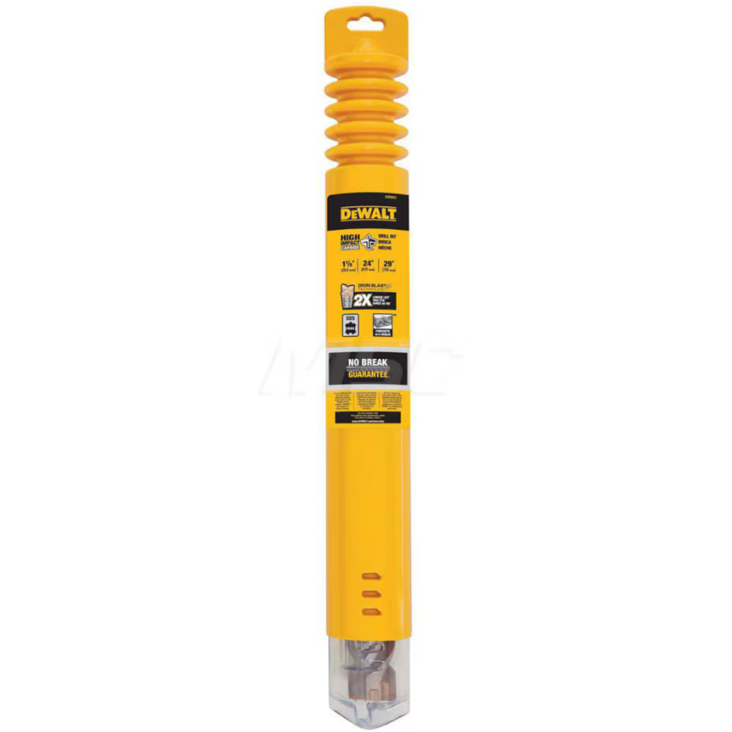 DeWalt Elite Series 1-1/8" x 24" x 29" 4 Cutter SDS MAX Masonry Drill Bits Image 1