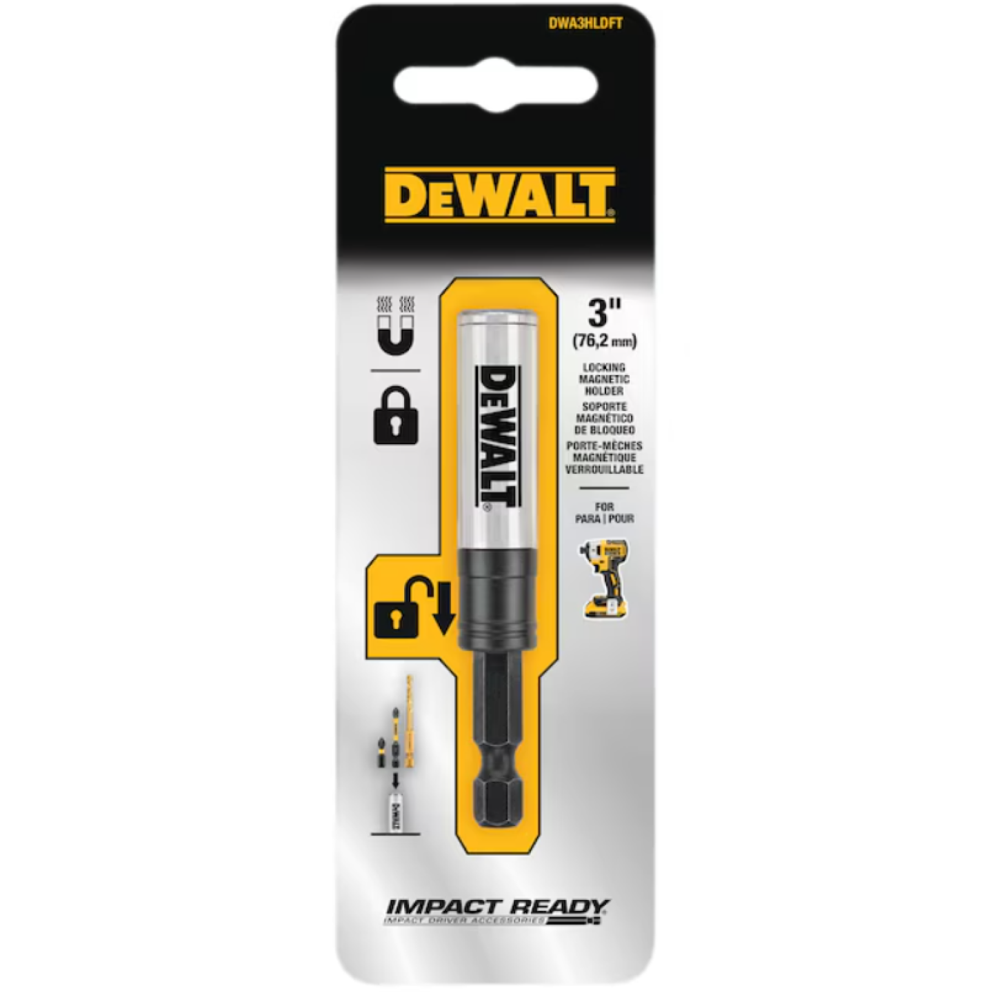 DeWalt Magnetic Impact Bit Holder Image 1
