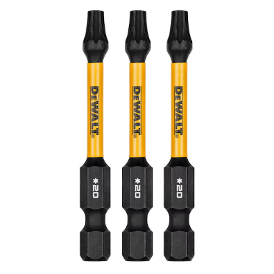 DEWALT® ELITE SERIES 2-1/4 in. Bits for T20 (3 Pk)