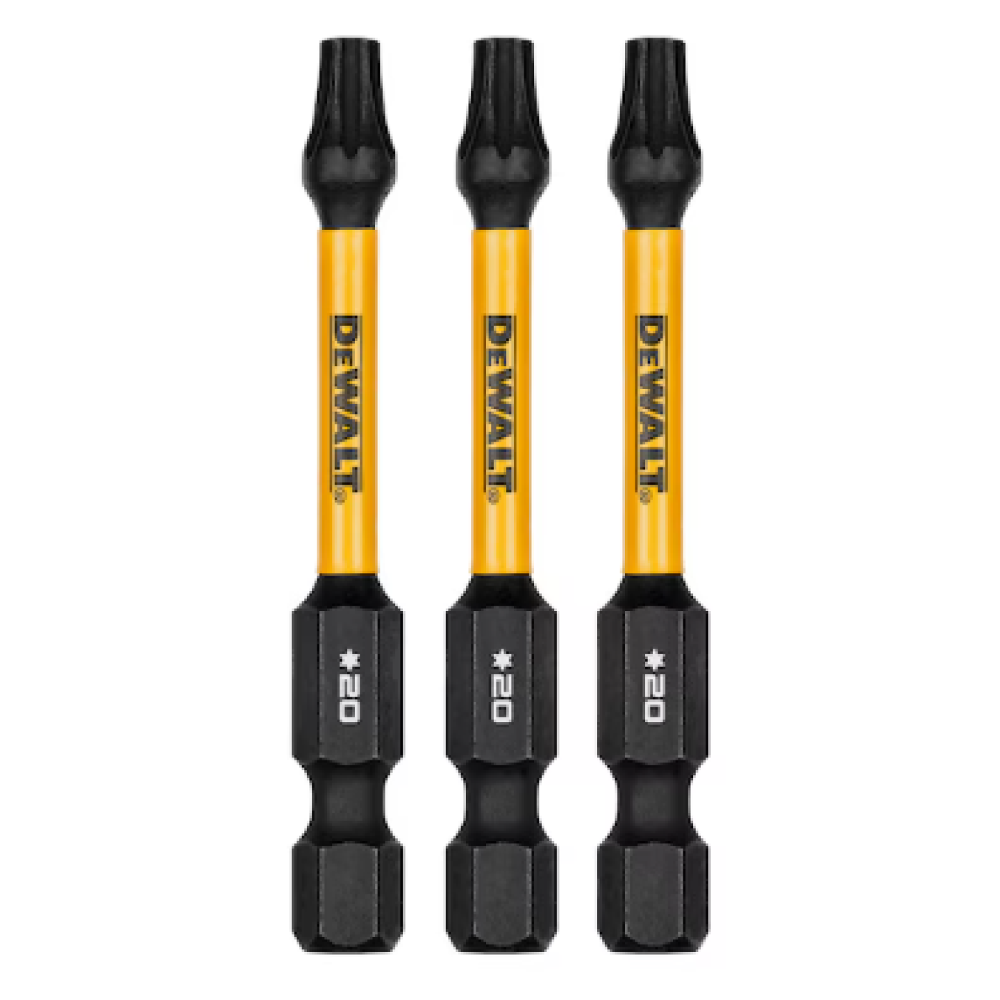 DEWALT® ELITE SERIES 2-1/4 in. Bits for T20 (3 Pk) Image 1