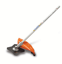 Stihl FS-KM Brushcutter with Four-Tooth Grass Blade, Kombi System Attachment