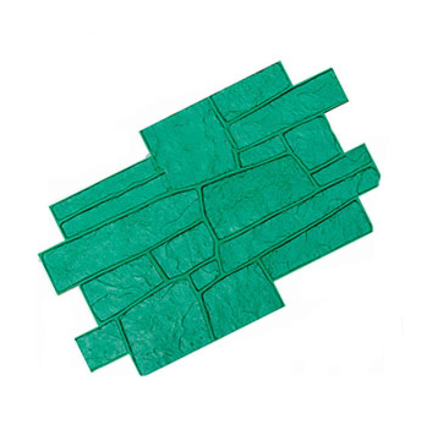 Sika Dublin Cobble 30"x47" Green Rigid Image 2