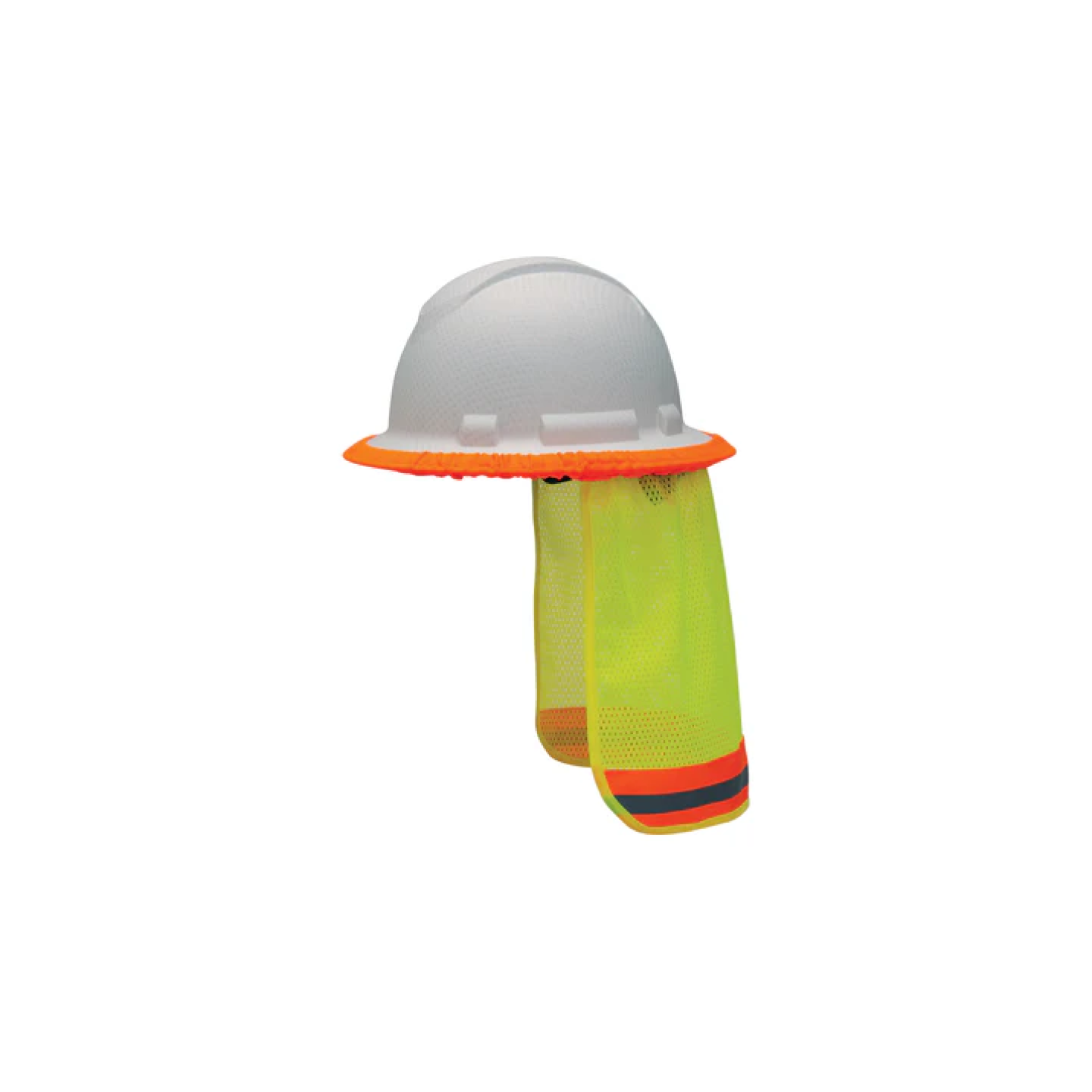 Pyramex Hardhat Neck Shade Lime w/ Reflective Stripe Image 1