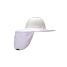 Pyramex Hardhat Neck Shade, White Image 1