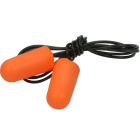 PIP Mega Bullet 267-HPF210C Disposable Corded Ear Plugs – NRR 32, Orange, One Size, Box of 100 Pairs Image 1