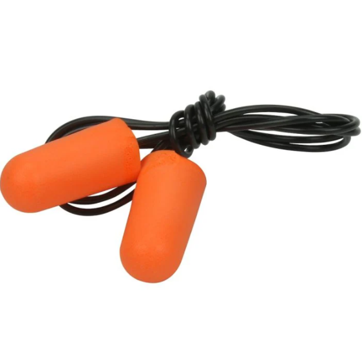 PIP Mega Bullet 267-HPF210C Disposable Corded Ear Plugs – NRR 32, Orange, One Size, Box of 100 Pairs Image 1