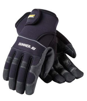 Boss Synthetic Leather Palm PVC Sandy Grip Anti-Vib., Large 