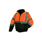 Pyramex Hi-Orange Lime, Bomber Jacket w/ Quilted Lining, X-Large Image 1