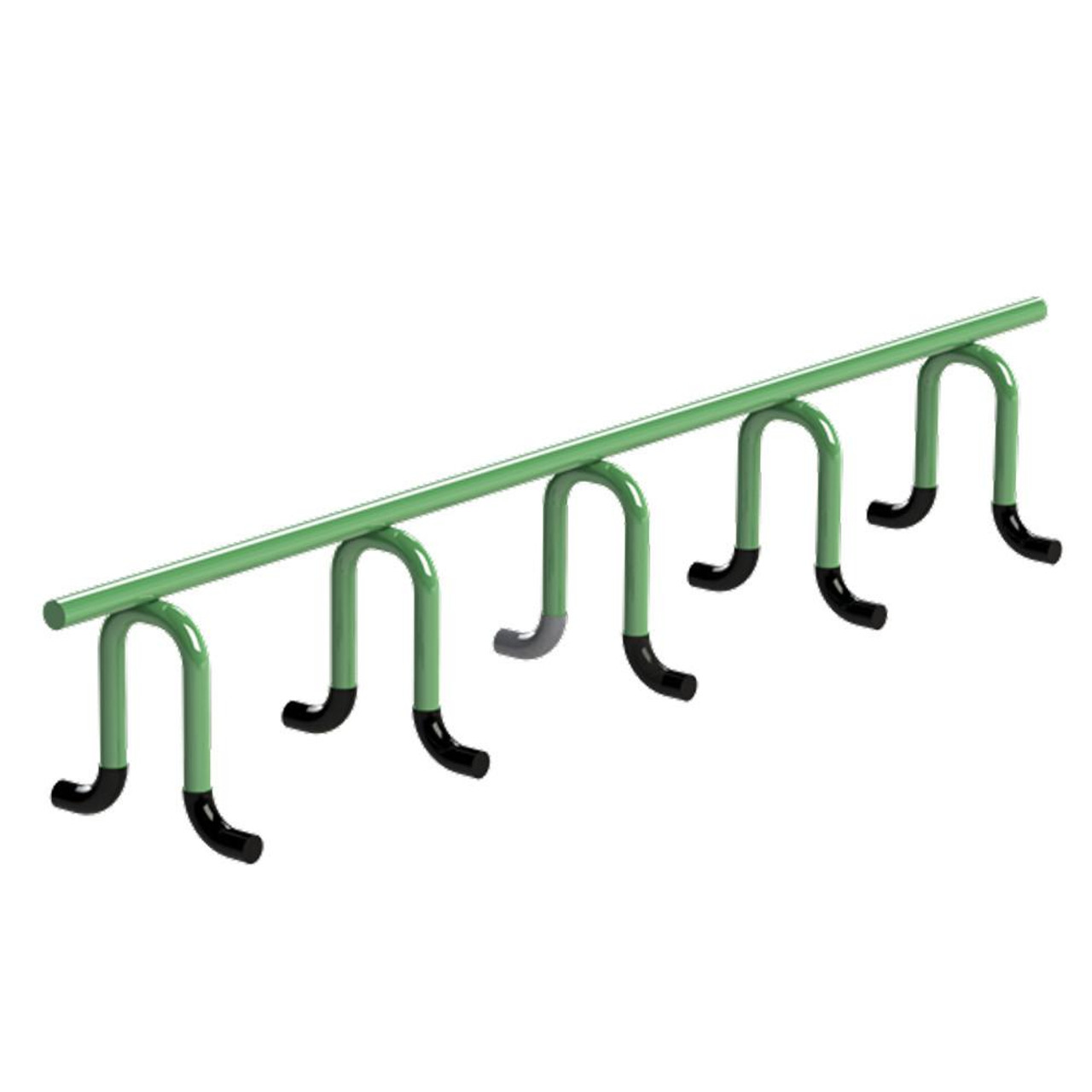 2" SB Plastic Tip Epoxy Coated Slab Bolster Image 1