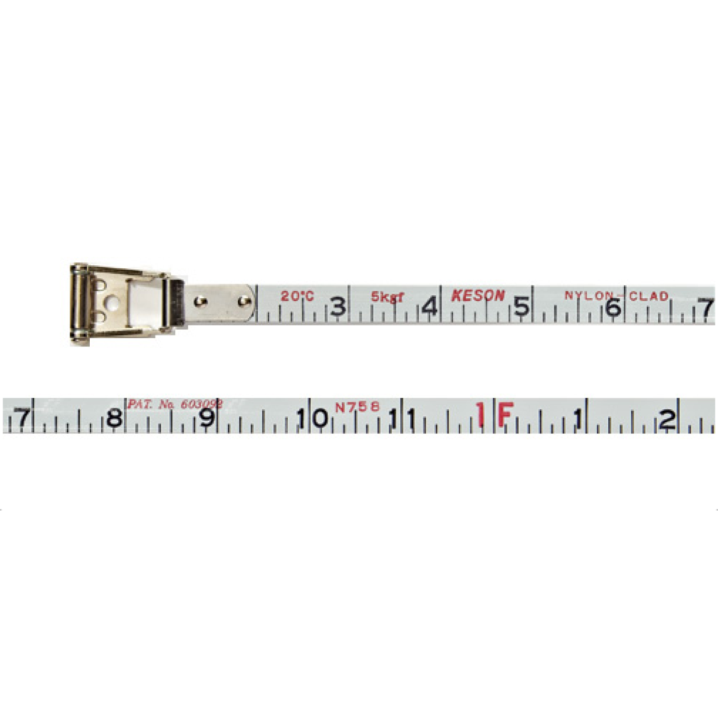Keson SNR18300 Stainless Steel Housing, Nylon-Reinforced Steel Blade 300' Image 2