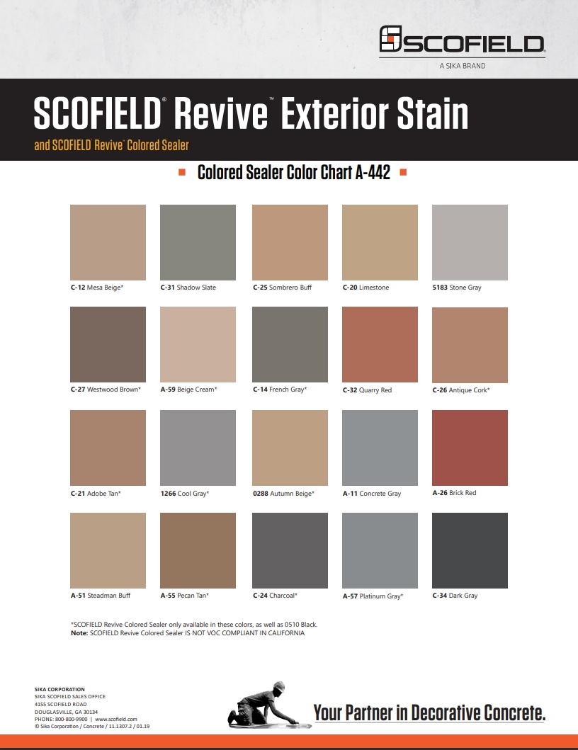 Scofield Revive Stain C 20 Limestone, 1 Gallon Pail 