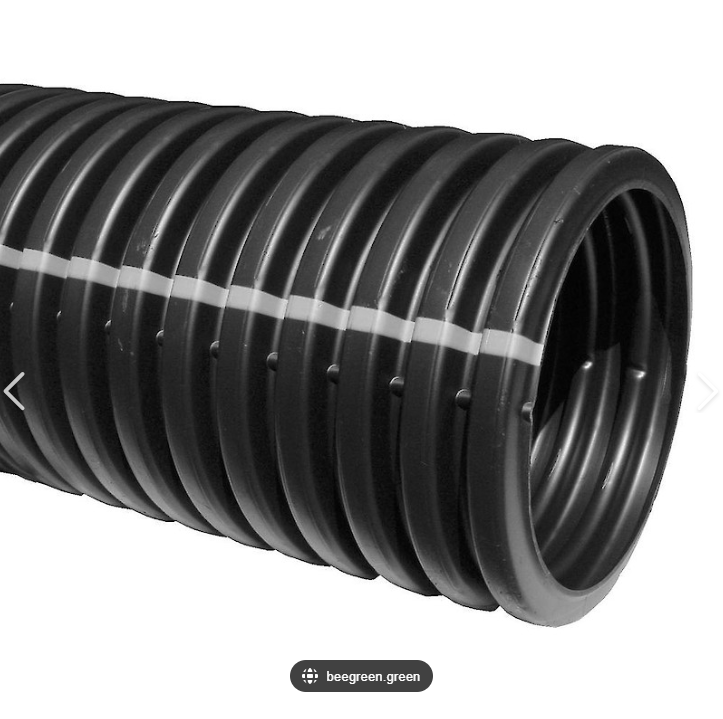 4" Flexible Corrugated Solid Drain Tile By The Foot