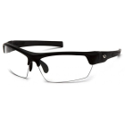 Pyramex Venture Gear Tensaw Safety Glasses with Black Frame and Clear Anti-Fog Lens Image 1
