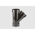 4" Corrugated Tile Wye Fitting Image 1