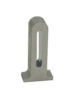 Aluminum Base Tie Pin - Silver Bullet Image 1