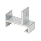 Aluminum Cap Clip W/Nail Hole Image 1