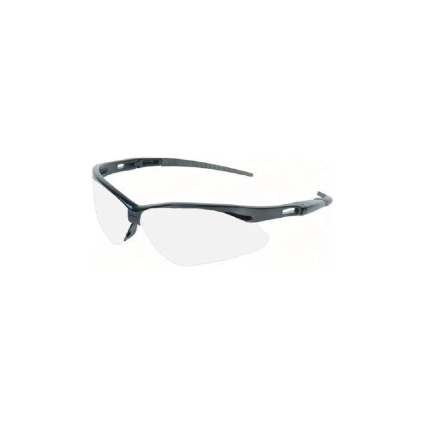 Kimberly-Clark 25676 KleenGuard Nemesis Safety Glasses W/ Clear Hard Coat Lens, Black Frame Image 1