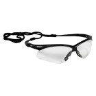 Jackson Safety Nemesis 25679 Safety Glasses, Black Frame, Clear Anti-Fog Lens Image 1
