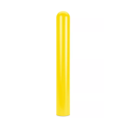 6" x 56" Yellow Domed Bollard Cover/Sleeve Image 1