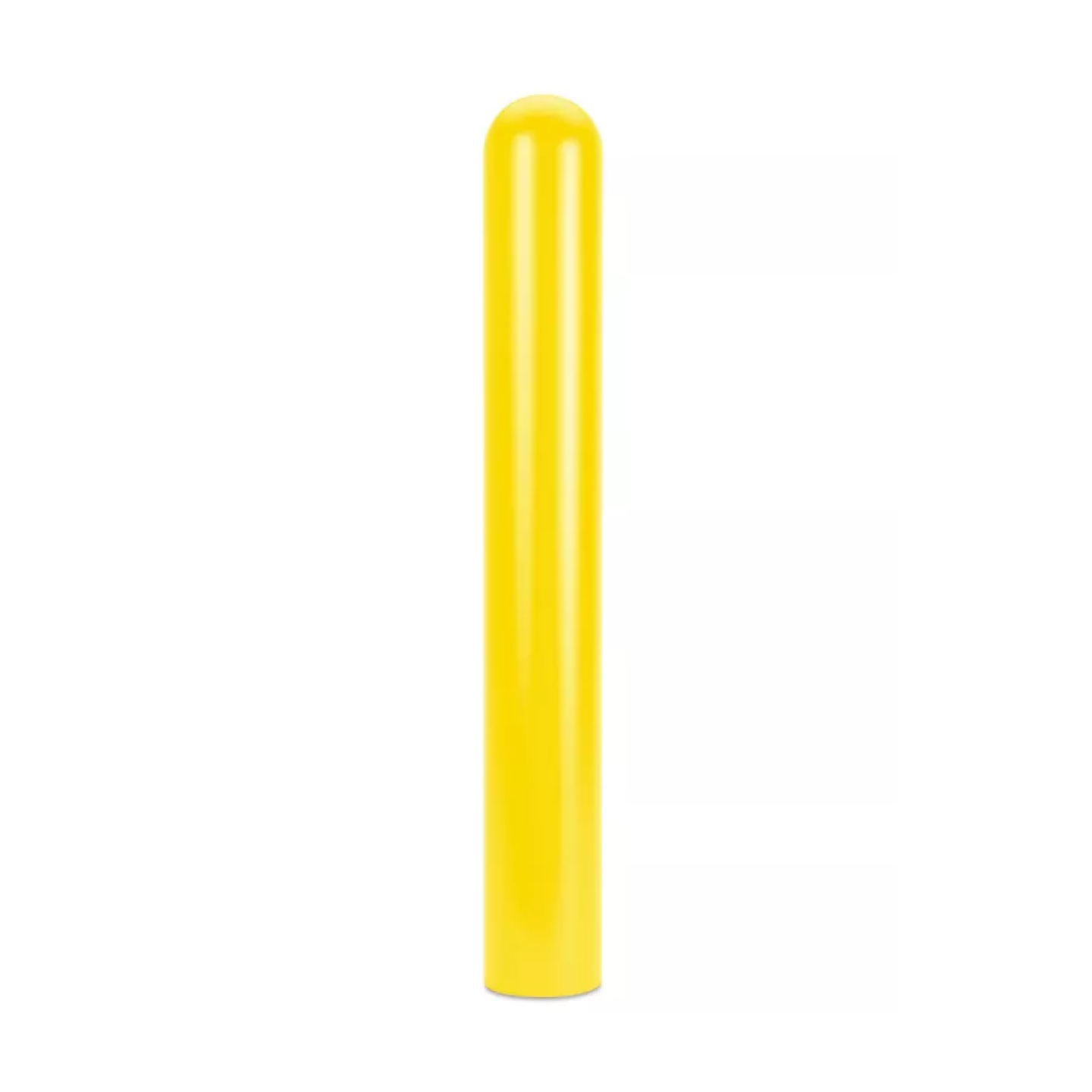 6" x 56" Yellow Domed Bollard Cover/Sleeve Image 1