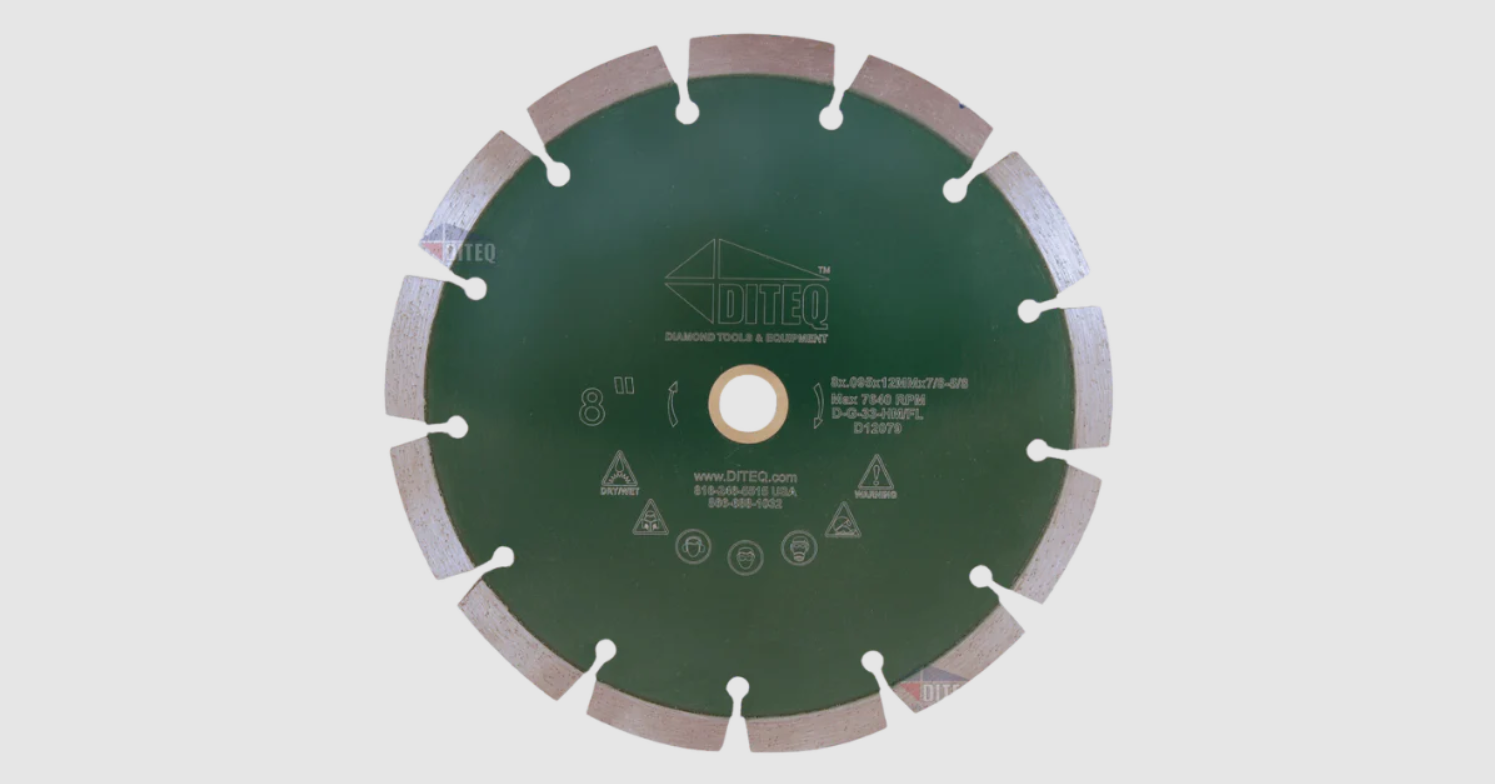 Diteq G-33 10" x .095" x 12mm x 5/8" Arbor