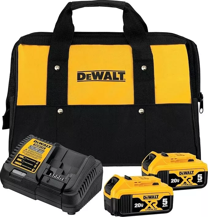 DeWalt 20V MAX* 5.0Ah Starter Kit with 2 Batteries Image 1