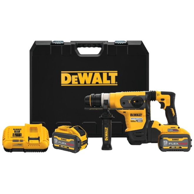 DeWalt 60V MAX* 1-1/4 In. Brushless Cordless SDS PLUS Rotary Hammer Kit Image 1
