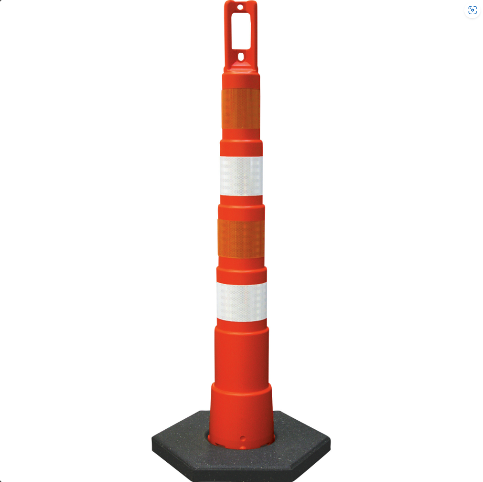 Plasticade 42" Navicade Delineator w/ Diamond Grade Reflective Sheeting 