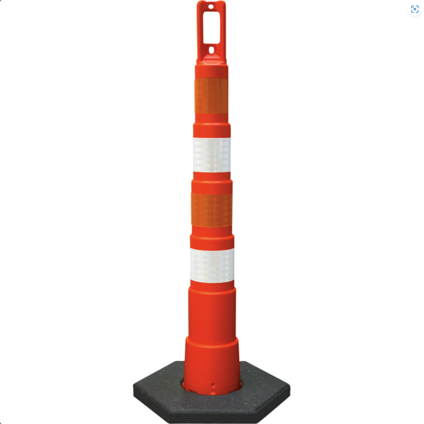 Plasticade 42" Navicade Delineator w/ Diamond Grade Reflective Sheeting Image 1