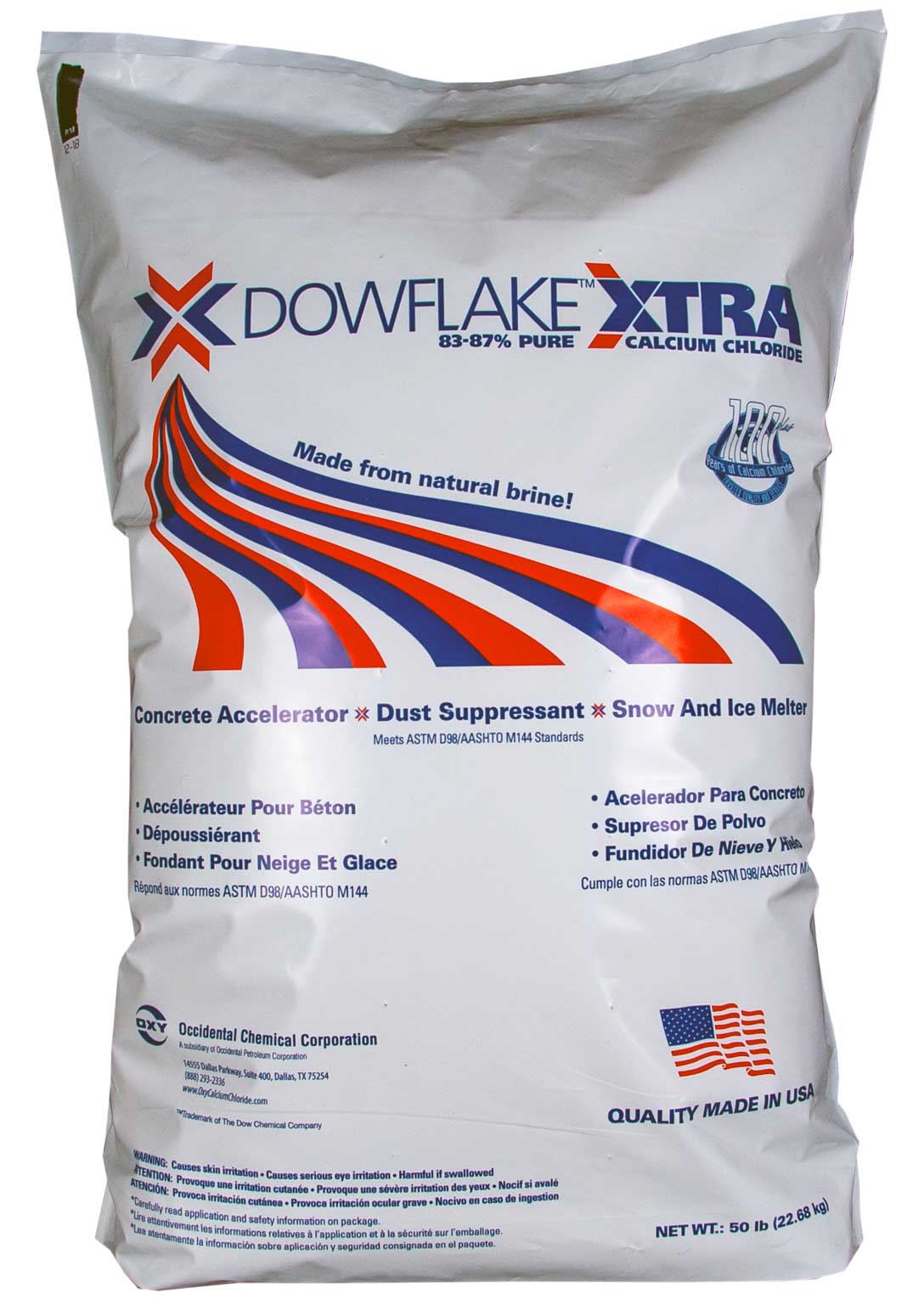Calcium Chloride Flakes 50 lb Bag