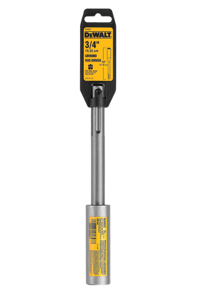 DeWalt 3/4" SDS-Max Ground Rod Driver