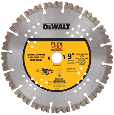 DeWalt 9"x7/8" Cut-Off Saw Diamond Blade 