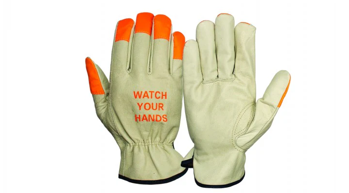 Pyramex Gloves Leather Watch Your Hands, X-Large Image 1