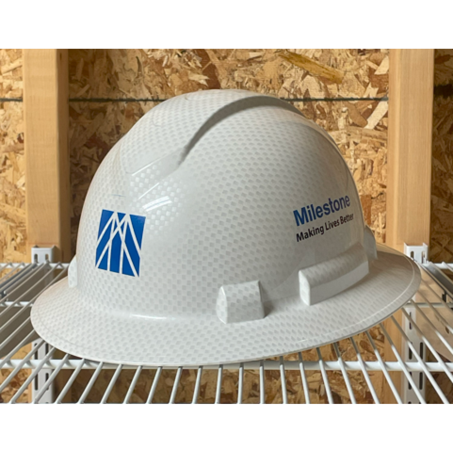 Pyramex Ridgeline T2 Full Brim Safety Hard Hat, 6pt Suspension Image 2