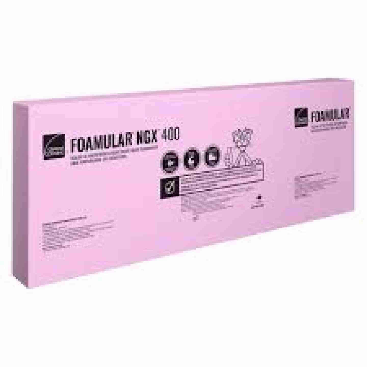 Foamular 400 2" x 48" x 96" SE Rigid Insulation Image 1