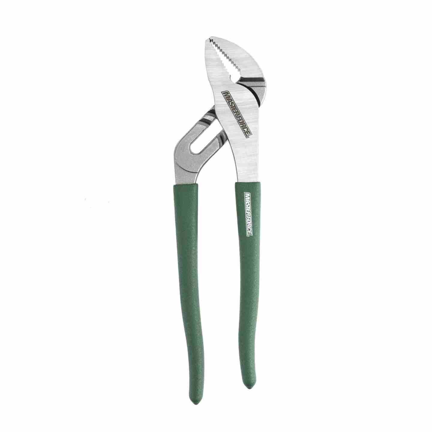 Masterforce® 10" Straight Jaw Groove Joint Pliers Image 1