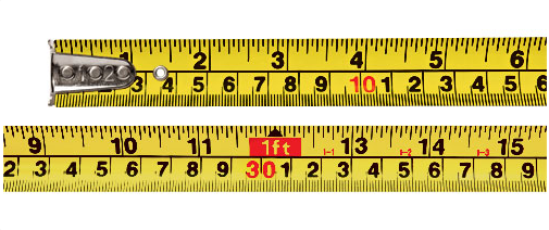 Keson Professional Metric/Inch Tape Measure, 26'/18M Image 2