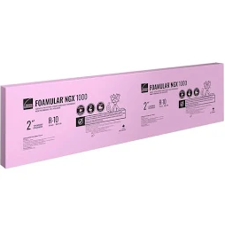 Foamular 1000 2" x 24" x 96" SE Rigid Insulation Image 1