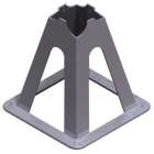 6" - 6-1/4" PCC Aztec Castle Chair Image 1