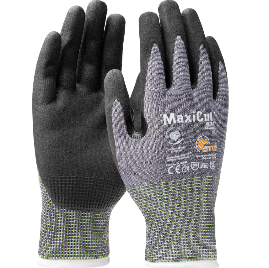 PIP MaxiCut Ultra 44-4745D Glove, Seamless Knit Premium Nitrile Coated MicroFoam Grip on Palm, XX-Large Image 1