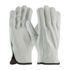 PIP 68-163 Regular Grade Top Grain Cowhide Leather Drivers Glove, Natural, Large Image 1