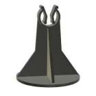 4" R-22 Plastic Mesh Chair Image 1