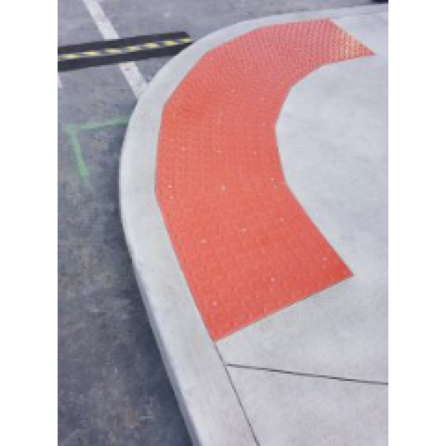 Access ADA Tile Radius Colonial Red Image 1