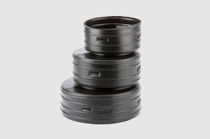 6" to 4" Corrugated Tile Step Down Reducer Fitting  Image 1