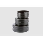 6" to 4" Corrugated Tile Step Down Reducer Fitting Image 1