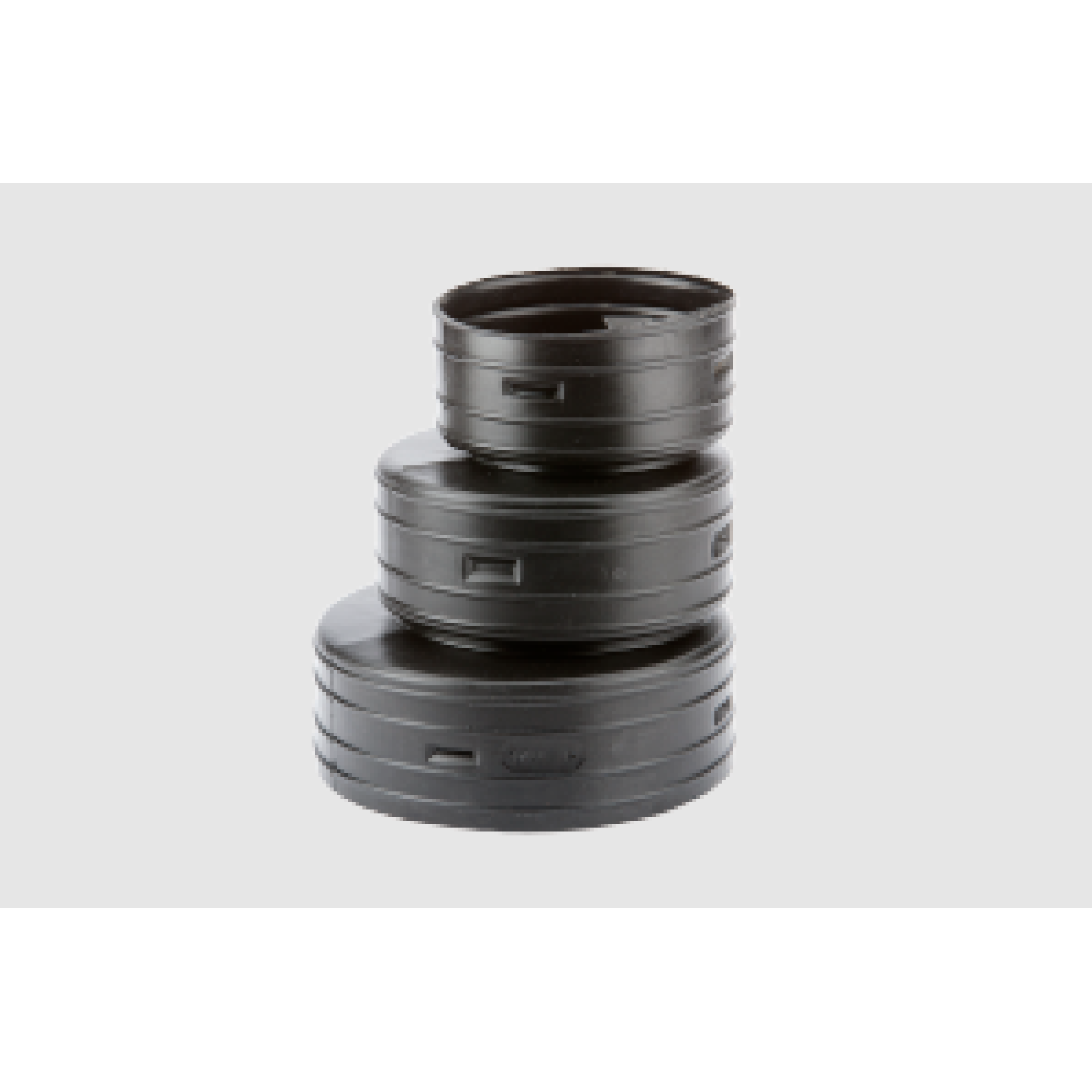 6" to 4" Corrugated Tile Step Down Reducer Fitting Image 1