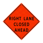 Watch Dog Reflective Orange Vinyl Roll-Up Sign, 48"x48" Image 1