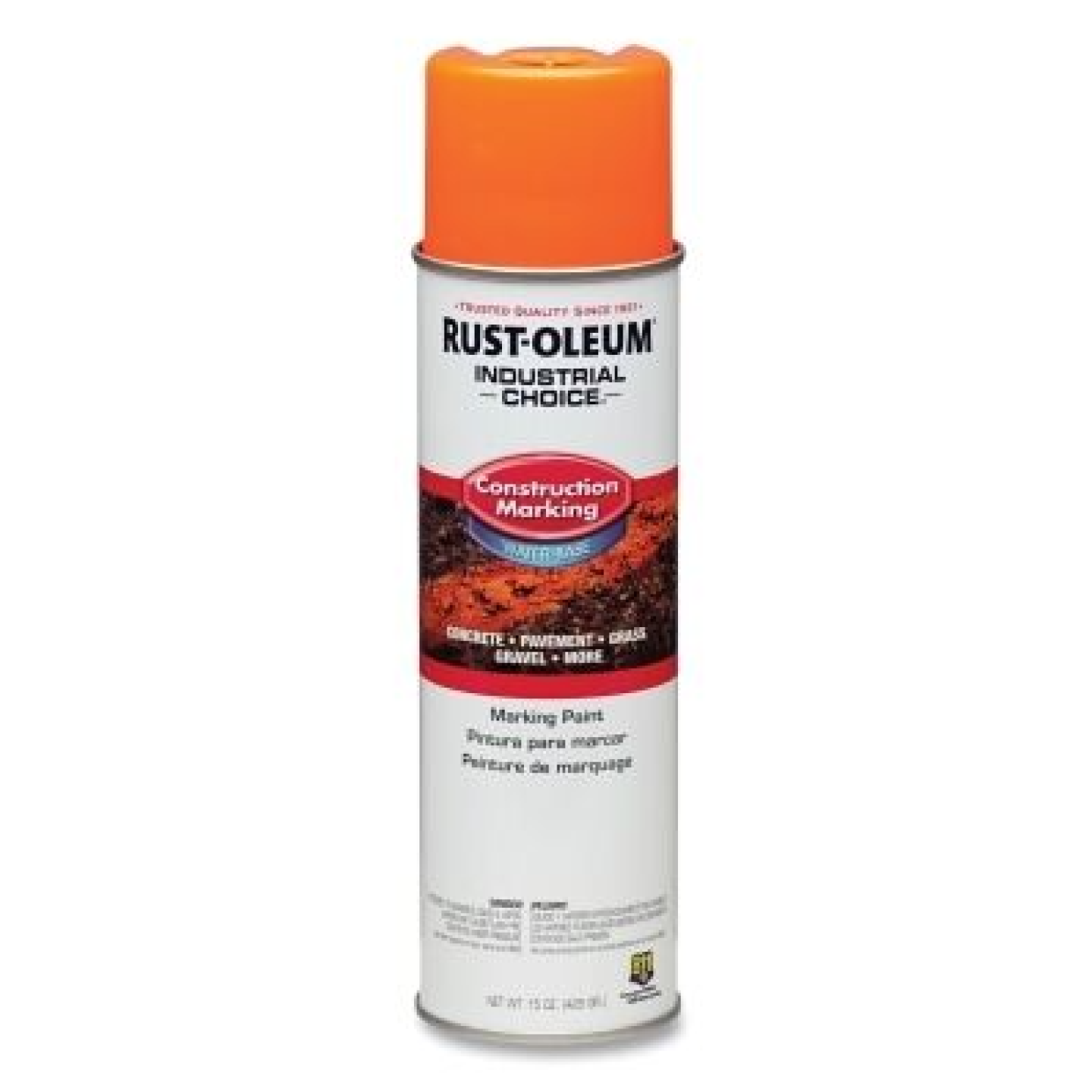 Rustoleum Orange Construction Inverted Marking Paint Image 1
