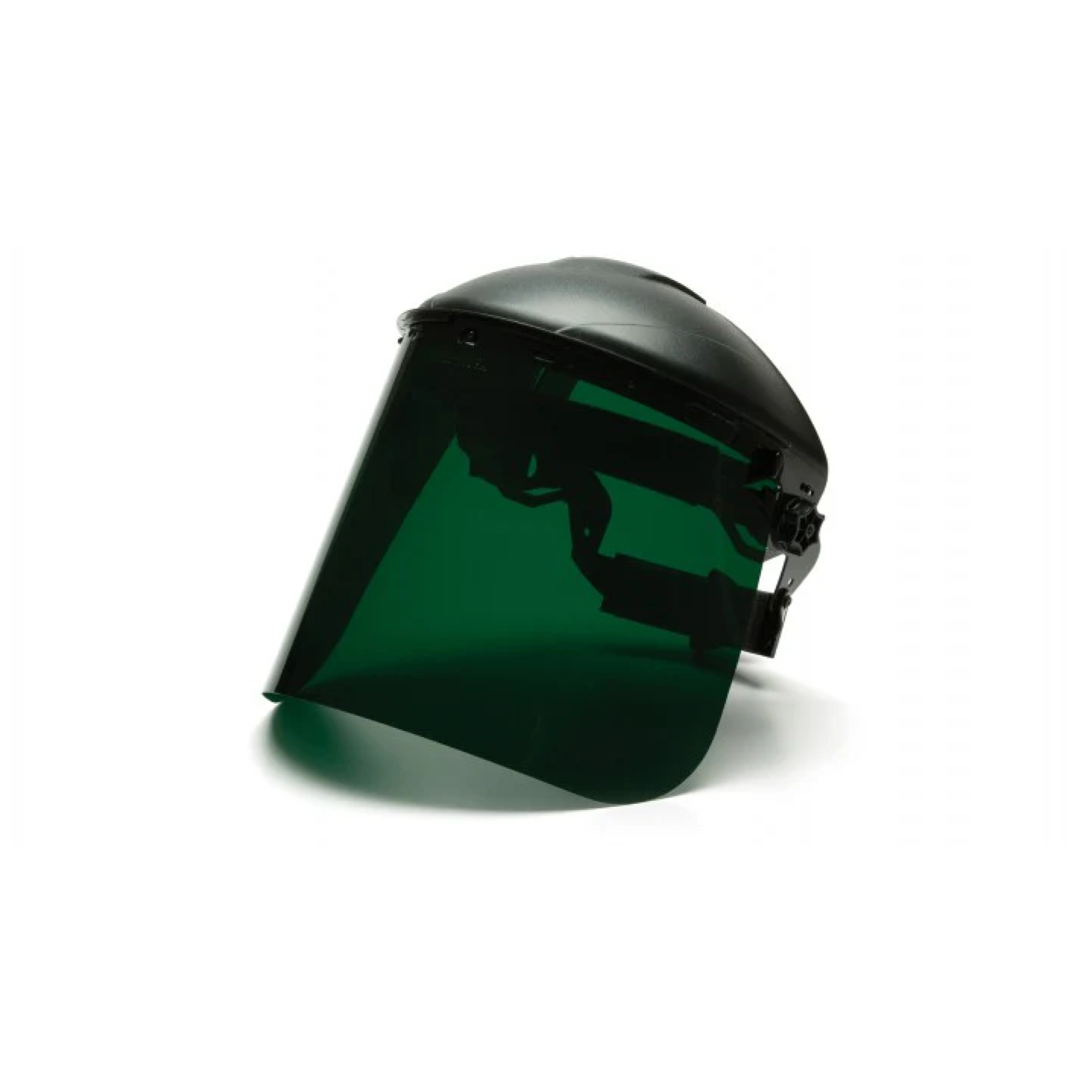 Pyramex Dark Green Tinted Visor PETG Shield 8"x15"x.040 for Hardhat Image 1